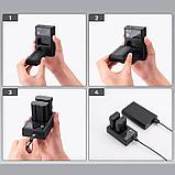 2 аккумулятора EN-EL15 + зарядное устройство K&F Concept KF28.0012, фото 8