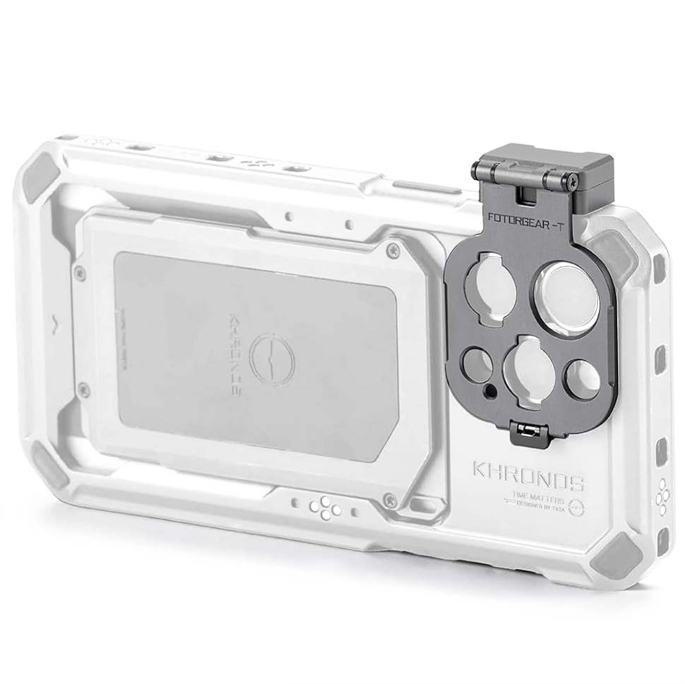 Адаптер Tilta Khronos Lens Adapter V2 для объектива FotorGear T для iPhone 15 Pro/Pro Max Серый