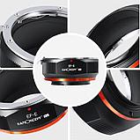 Адаптер K&F Concept для объектива Canon EF на Sony NEX Pro, фото 4