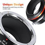 Адаптер K&F Concept для объектива Canon EF на Sony NEX Pro, фото 6