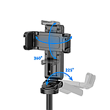 Рукоятка - штатив Ulanzi JJ02 Extendable Grip Tripod для смартфона Чёрная, фото 5