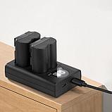 2 аккумулятора NP-W235 + зарядное устройство K&F Concept KF28.0018, фото 4