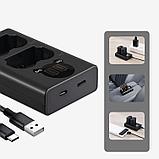 2 аккумулятора NP-W235 + зарядное устройство K&F Concept KF28.0018, фото 7