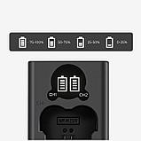 2 аккумулятора NP-W235 + зарядное устройство K&F Concept KF28.0018, фото 8