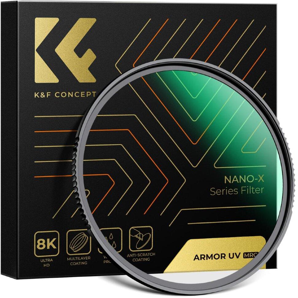 Светофильтр K&F Concept Nano-X Armor MCUV 62мм