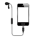 Микрофон петличный CoMica CVM-V01SP-UC Type-C 4.5м, фото 2