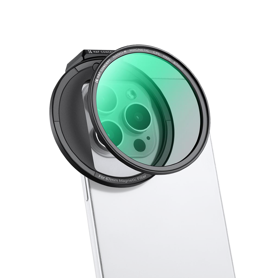 Светофильтр K&F Concept Nano-X Magnetic CPL 67мм