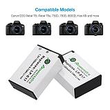 2 аккумулятора LP-E17 + зарядное устройство Powerextra CO-7144, фото 4