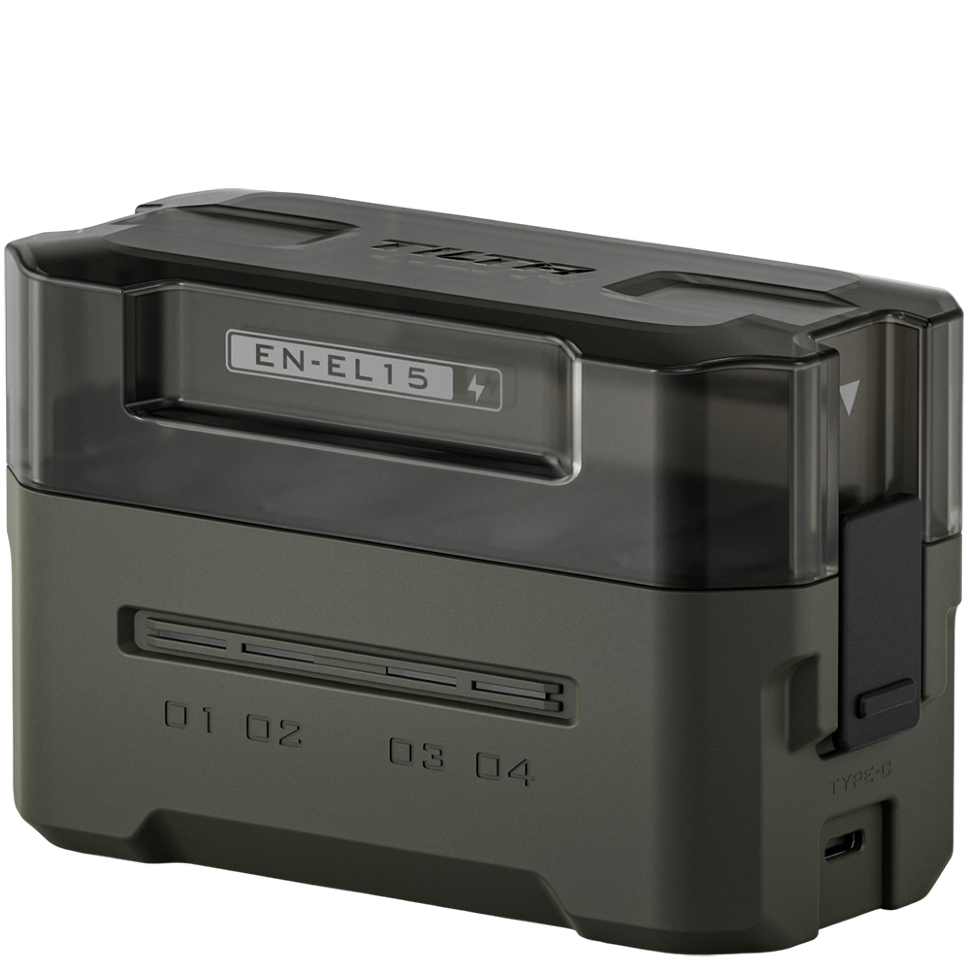 Зарядный кейс Tilta Portable Charging Station для EN-EL15 Зелёный
