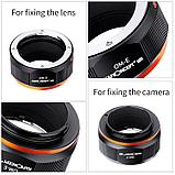 Адаптер K&F Concept M16105 объектива OM на камеру E-mount, фото 9