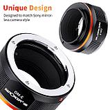 Адаптер K&F Concept M16105 объектива OM на камеру E-mount, фото 10