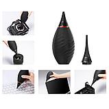 Груша для сдувания пыли K&F Concept Air Blower Short + Long Nozzle, фото 5