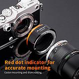 Адаптер K&F Concept M16125 для объектива OM на камеру Micro 4/3, фото 5