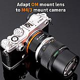 Адаптер K&F Concept M16125 для объектива OM на камеру Micro 4/3, фото 8