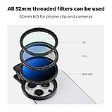 Светофильтр K&F Concept Nano-X VND 1-9 stop 52мм, фото 3