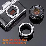 Адаптер K&F Concept M17115 для объектива Pentax K на X-mount, фото 8