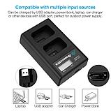 2 аккумулятора NP-FW50 + зарядное устройство Powerextra CO-7131, фото 5