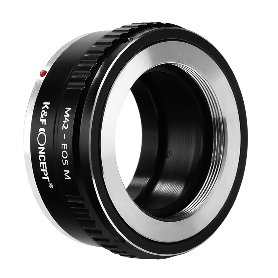 Адаптер K&F Concept для объектива M42 на EF-M KF06.137