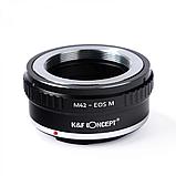 Адаптер K&F Concept для объектива M42 на EF-M KF06.137, фото 3