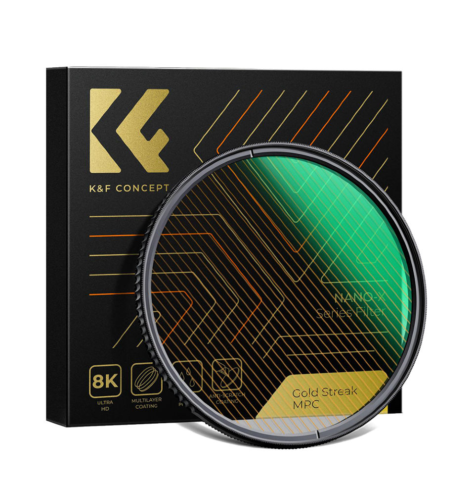 Светофильтр K&F Concept Nano-X MRC Gold Streak 72мм