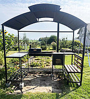 Комплекс 4 в 1 "Летняя кухня - 3" Сталь 5 мм