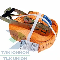 Стяжной ремень LC2500/5000 daN, двойные крюки, 50мм, 12м, РОМЕК 50.25.3.0.12000, фото 2