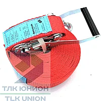 Стяжной ремень DoZurr 5000, LC 2500/5000 daN, двойные крюки, 50мм, 10м, Dolezych DDSD102CBK