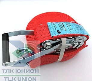 Стяжной ремень DoZurr 5000, LC 2500/5000 daN, двойные крюки, 50мм, 10м, Dolezych DDSD102CBK, фото 2