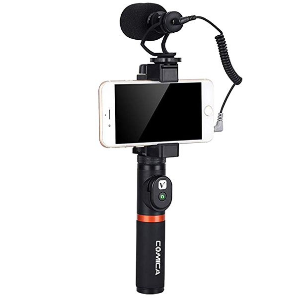 Микрофон CoMica CVM-VM10-K3 с держателем и пультом