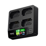 Зарядное устройство Accsoon TOPRIG BC03 4-Bay 100W 4-Bay для LP-E6, фото 5