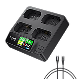 Зарядное устройство Accsoon TOPRIG BC03 4-Bay 100W 4-Bay для LP-E6, фото 6
