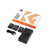 3 аккумулятора Enduro + зарядный кейс K&F Concept для GoPro Hero13, фото 8