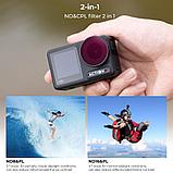 Комплект светофильтров K&F Concept Nano-X ND/PL для DJI Osmo Action 4 (4 шт), фото 5