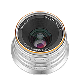 Объектив 7Artisans 25mm F1.8 E-Mount Серебро, фото 2