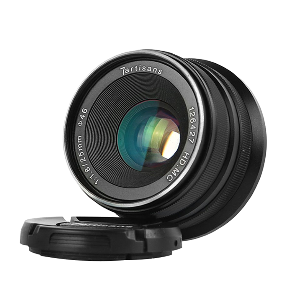 Объектив 7Artisans 25mm F1.8 X Mount Чёрный