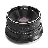 Объектив 7Artisans 25mm F1.8 X Mount Чёрный, фото 2