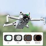 Комплект светофильтров K&F Concept Nano-X VND + UV +CPL для DJI Mini 4 Pro (4шт), фото 7