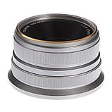 Объектив 7Artisans 25mm F1.8 Micro 4/3 Серебро, фото 7