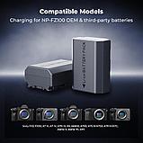 2 аккумулятора LP-E6NH + зарядное устройство K&F Concept Modular Fast Charger Kit, фото 3