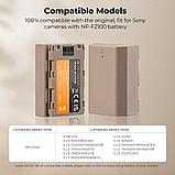 Комплект аккумуляторов K&F Concept NP-FZ100 Type-C (2шт), фото 5