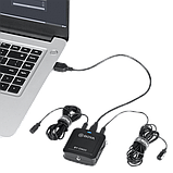 Микрофон петличный двухканальный BOYA BY-DM20, фото 3