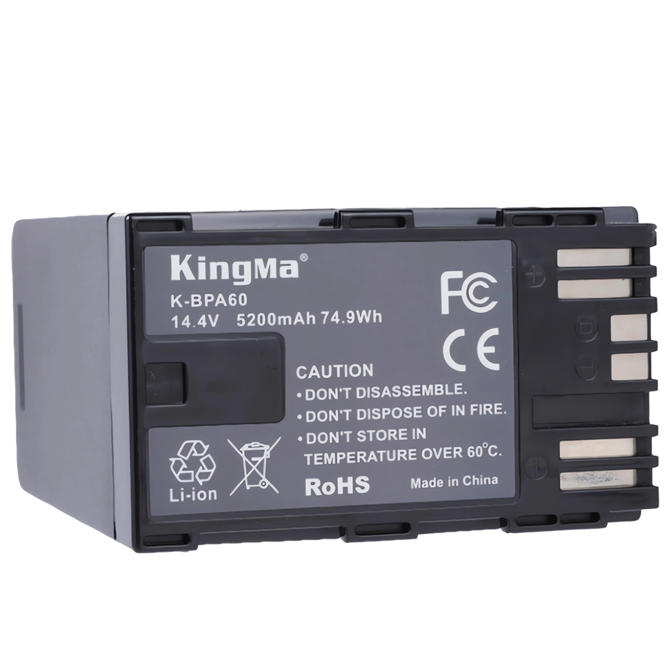 Аккумулятор KingMa BP-A60 74.9Wh