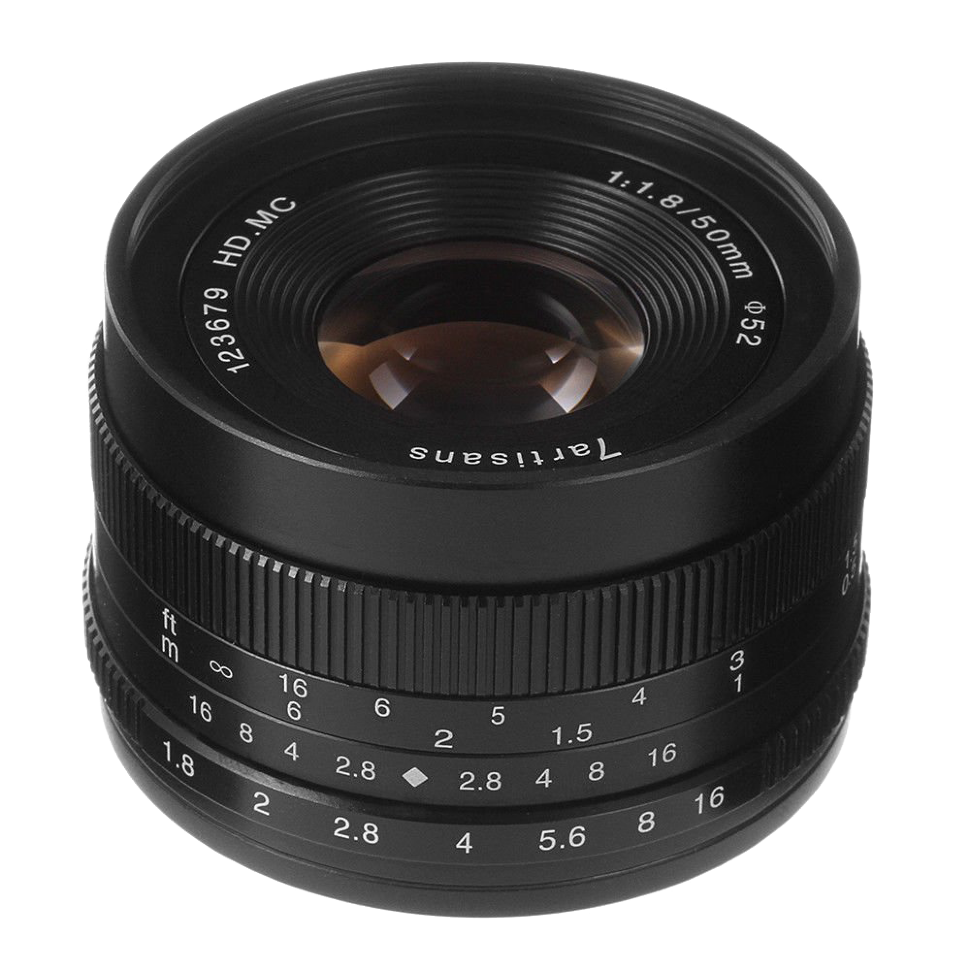 Объектив 7Artisans 50mm F1.8 X-mount Чёрный