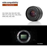 Объектив 7Artisans 50mm F1.8 X-mount Чёрный, фото 6