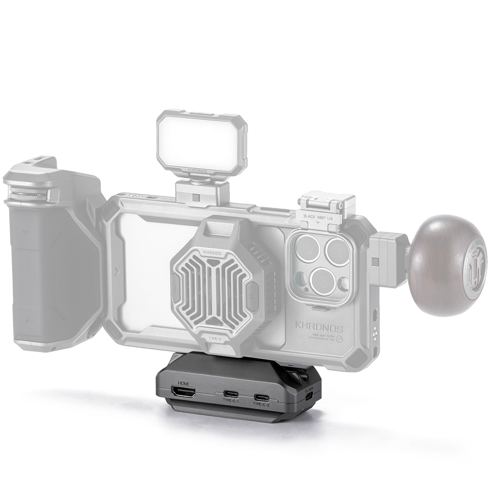 Хаб Tilta Khronos Quick Release USB-C Hub Серый