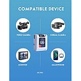 Аккумулятор YINCHEM 99Wh mini V-Mount Белый, фото 3