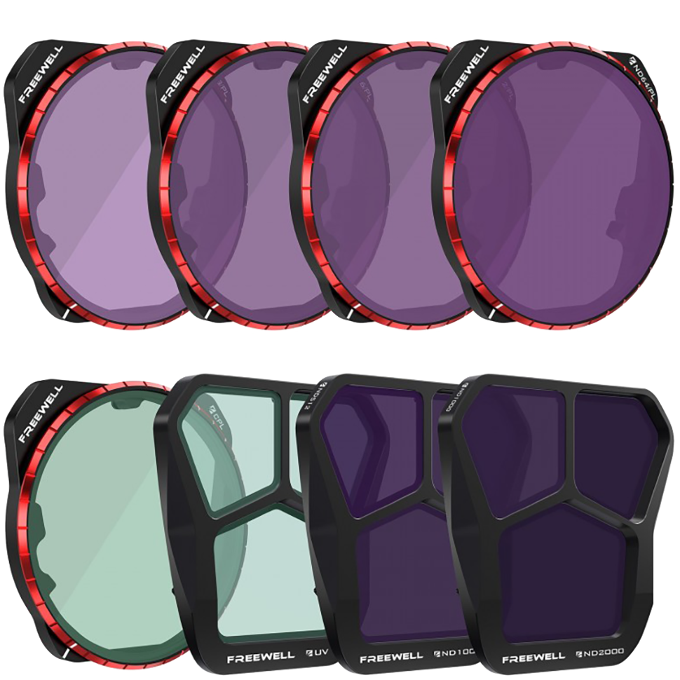 Комплект светофильтров Freewell All Day для DJI Mavic 3 Pro (8шт)