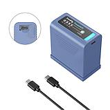 Аккумулятор SmallRig 4972 NP-F970 Type-C PD Оранжевый, фото 8