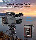 Аккумулятор Kingma MINI V-Mount 99Wh, фото 9