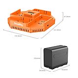 4 аккумулятора NP-F970 + зарядное устройство SmallRig 4834, фото 5